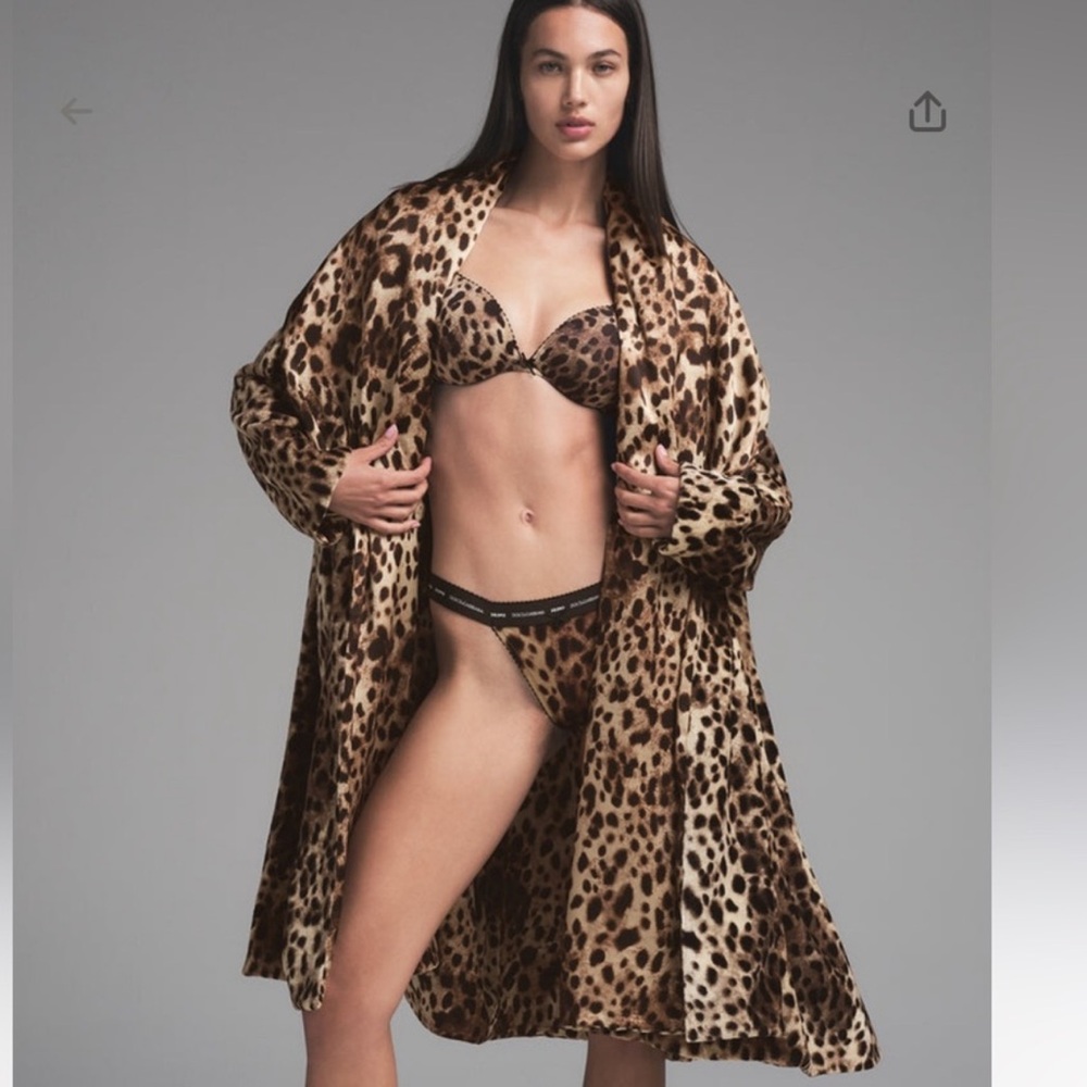 Skims & Dolce Gabbana silky robe